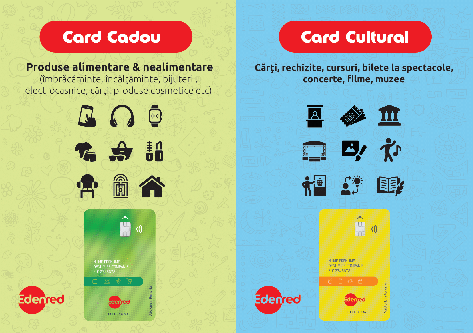 Carduri cadou si culturale acceptate
